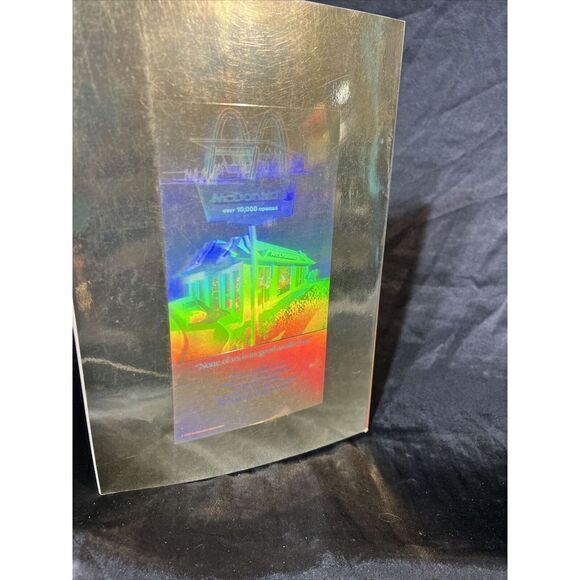 December 1988 National Geographic HOLOGRAM EARTH 🌍 / MCDONALD'S AD‎ Front/Back - Picture 4 of 16